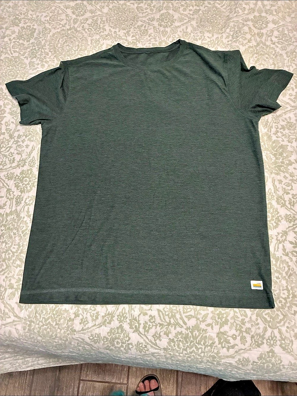 Vuori Tradewind Performance Tee Short Sleeve Green